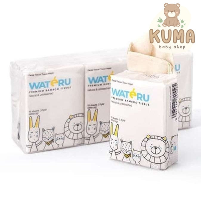 Wateru Pocket Tissue 10Sheet
