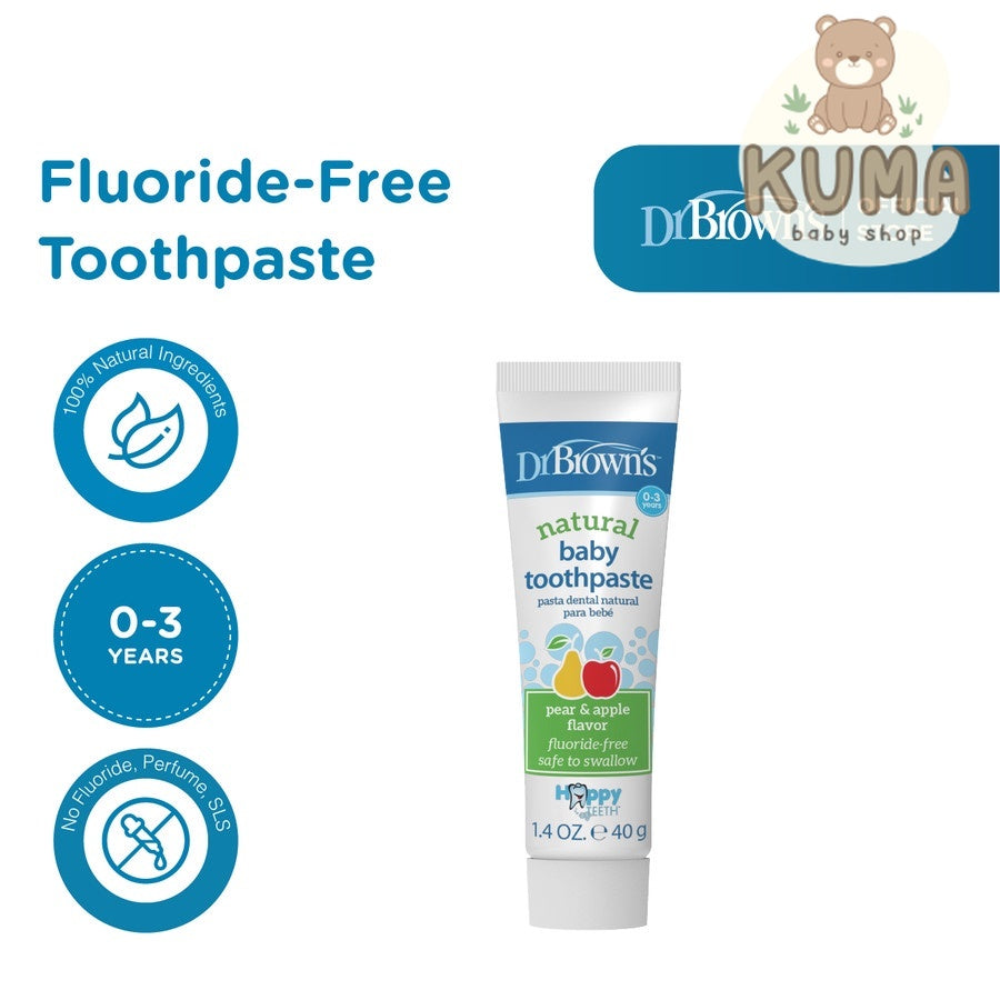 Dr. Brown's Happy Teeth Fluoride-Free Toothpaste