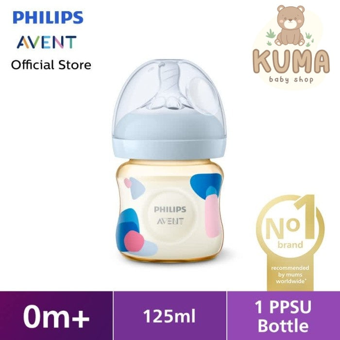 Philips Avent Natural PPSU Bottle 0M+ 125ml SCF581/10 Botol Bayi