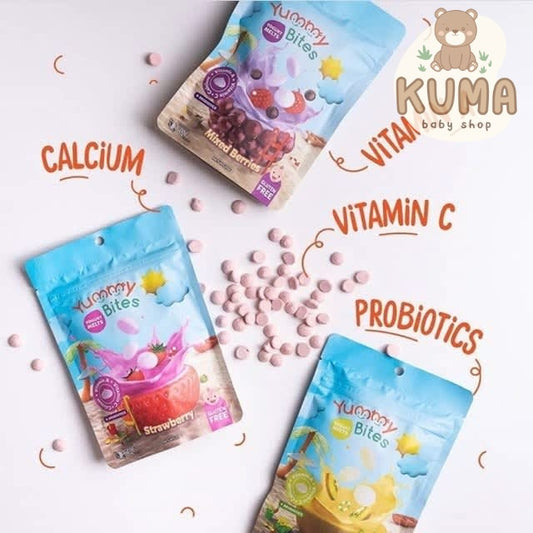 YUMMY BITES Yogurt Melts Yogurt Melt 20gr 20 gr / Yoghurt Anak Bayi