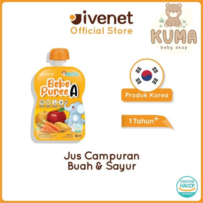 Ivenet Bebe Puree - Jus Buah Sehat Bayi dan Anak Vitamin