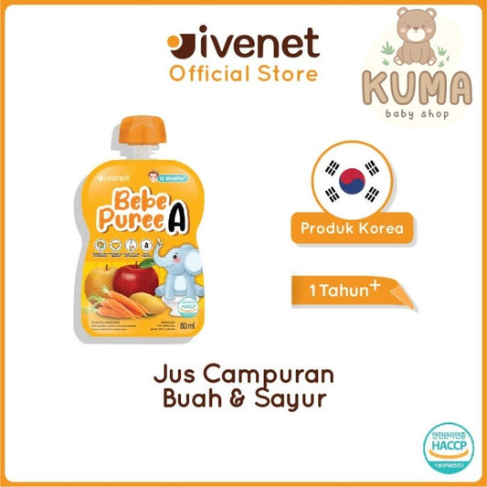 Ivenet Bebe Puree - Jus Buah Sehat Bayi dan Anak Vitamin