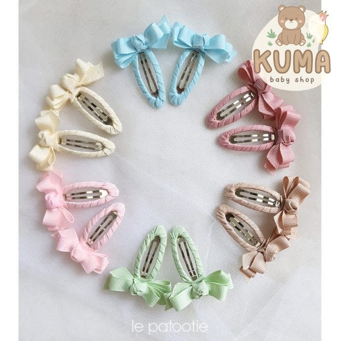 Le Patootie Ribbons - BLISS HAIRCLIPS Jepit Rambut Anak Perempuan