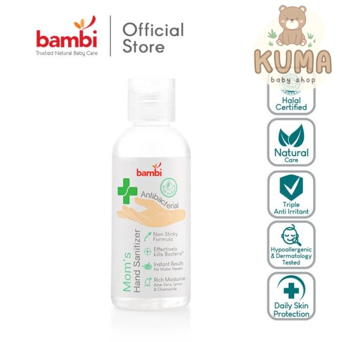 Bambi Mom's Antibacterial Hand Sanitizer 60ml New Desain