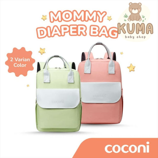 COCONI Mommy Diaper Bag | Tas Ransel Perlengkapan Bayi Multifungs