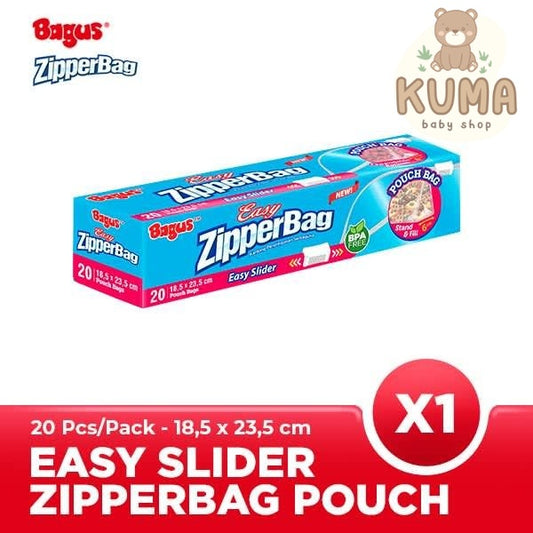 Bagus Zipperbag Easy Slider Pouch with Pouch 20s 18.5x23.5