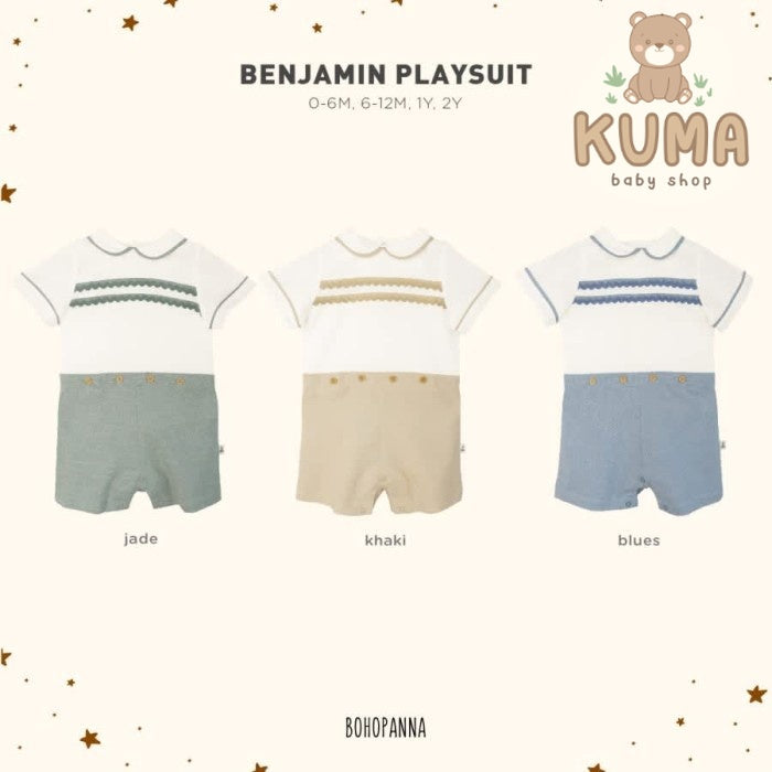 bohopanna boho panna benjamin playsuit jumpsuit anak laki