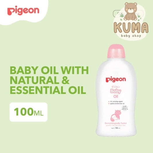 PIGEON Baby Oil With Natural & Essensial Oil 100ML