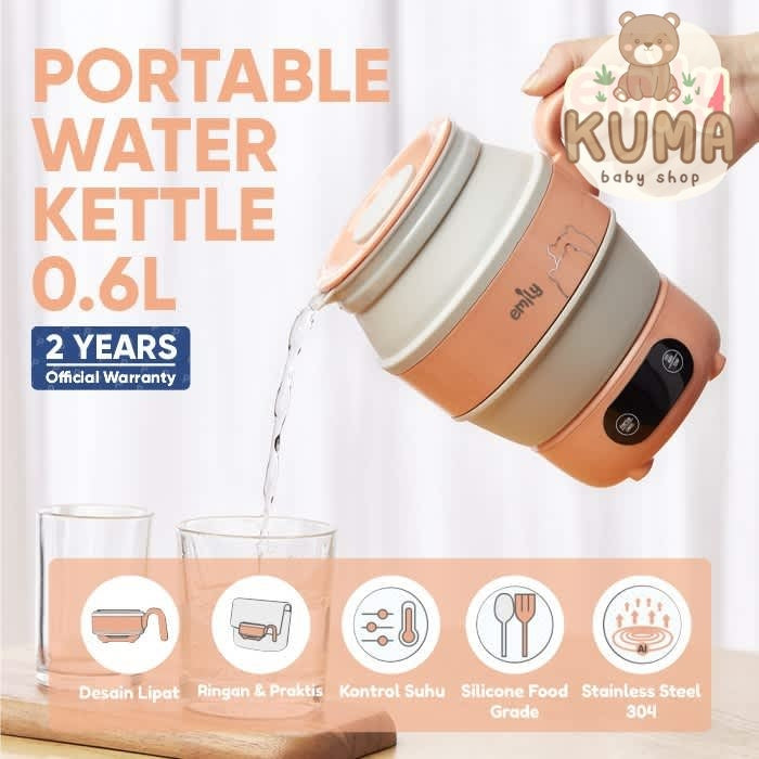 Emily Portable Water Kettle 0.6L / Teko Pemanas Air