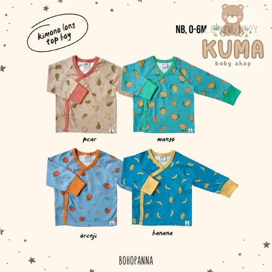 BOHOPANNA - KIMONO LONG TOP BOY - ATASAN ANAK