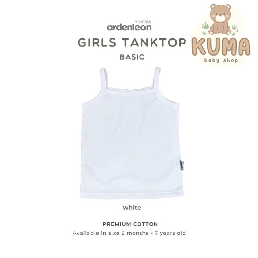 Ardenleon Girls Tanktop 3.0 Basic White Kcl