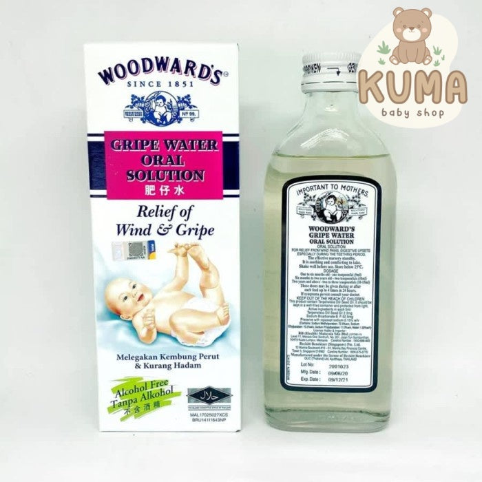 Woodwards Gripe Water 148ml / Pereda Nyeri & Demam Saat Tumbuh Gigi