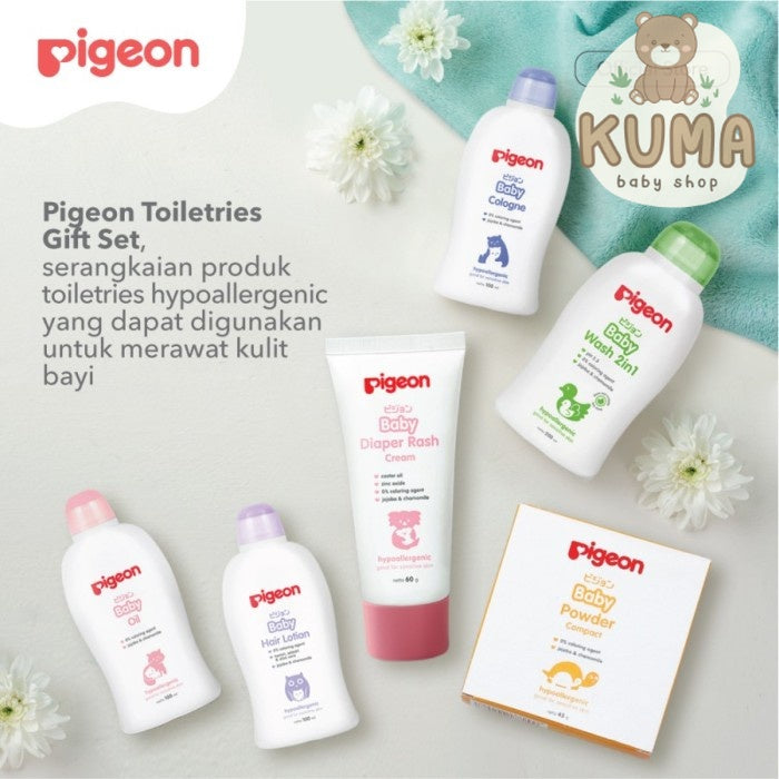 PIGEON Toiletries Gift Set | Paket Perlengkapan Mandi Bayi Hadiah