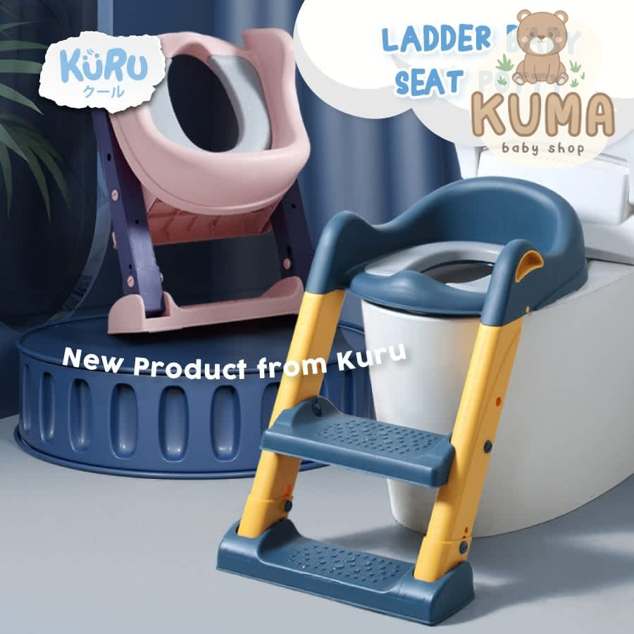 KURU Potty Training Ladder Step | Pispot Train Tangga Anak Toilet