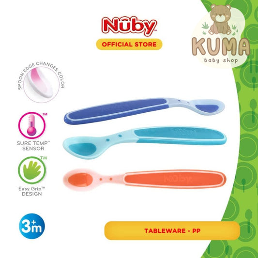 Nuby 3 Pk Hot Safe Spoon
