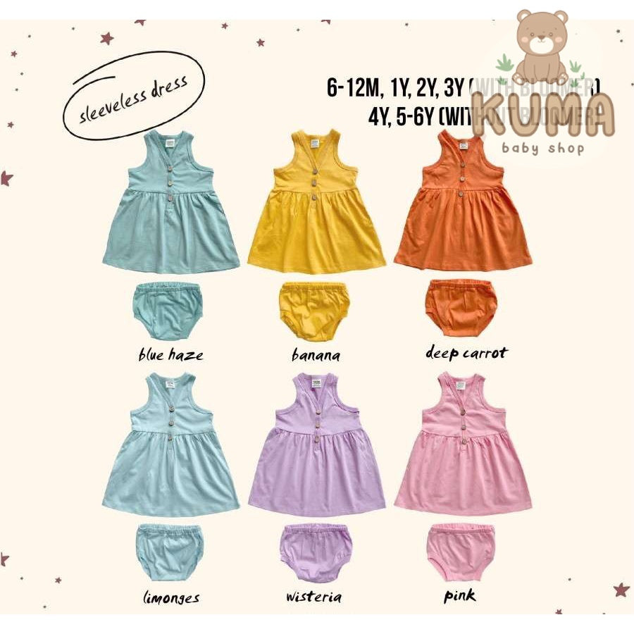 BOHOPANNA - SLEEVELESS DRESS - DRESS ANAK PEREMPUAN