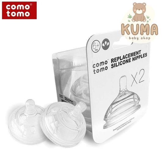 Comotomo Replacement Nipple Twin Pack