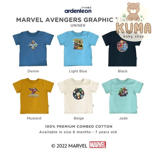 ArdenLeon Marvel Graphic Tee 2.0 Besar