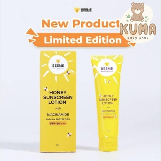 Beeme Honey Sunscreen Lotion with Niacinamide SPF 50+++ | Suncreen Ibu