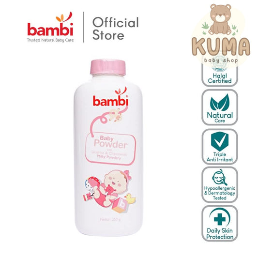 BAMBI Baby Powder Bedak Bayi 250 g