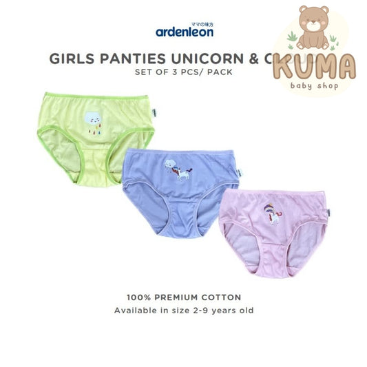 Ardenleon Girls Panties 3pcs