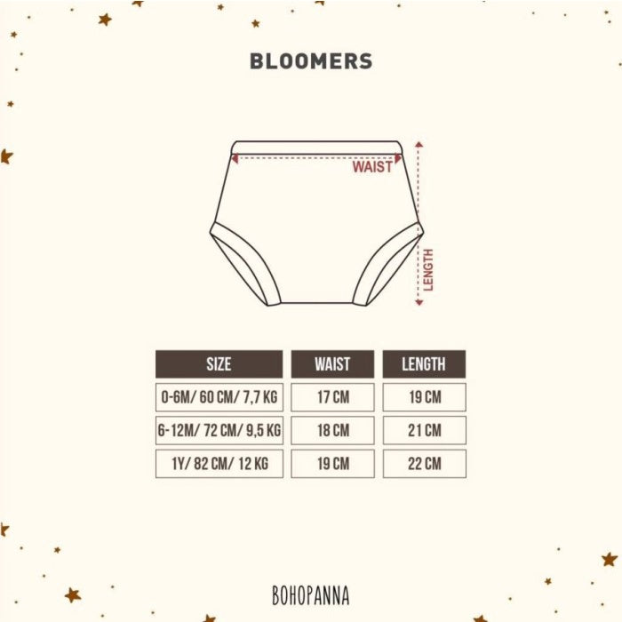 BOHOPANNA - BLOOMERS SET OF THREE - Celana dalam anak perempuan