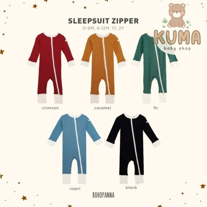 BOHOPANNA - SLEEPSUIT ZIPPER - ONESIE