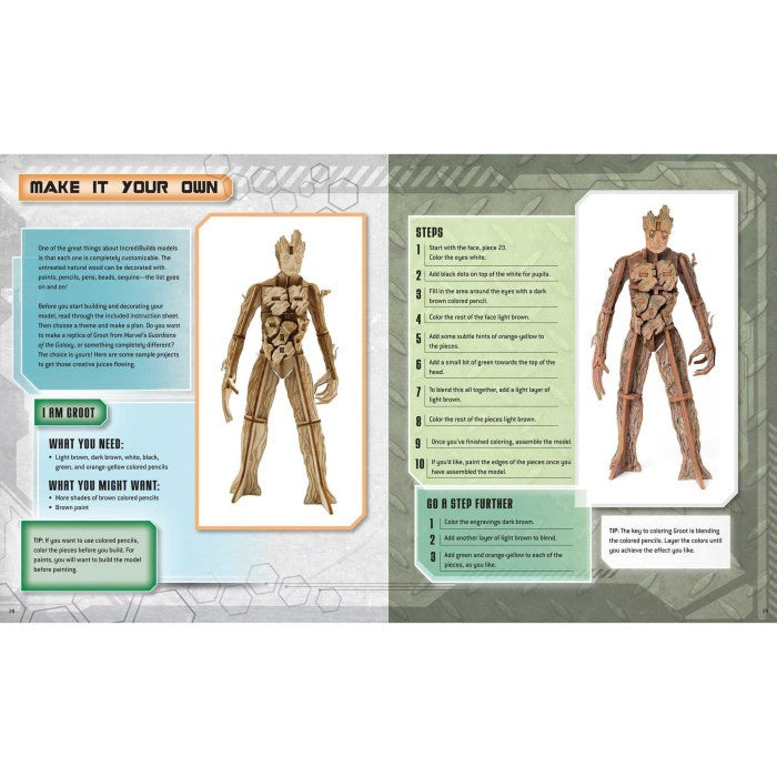 INCREDIBUILDS: MARVEL: GROOT: GUARDIANS OF THE GALAXY DELUXE