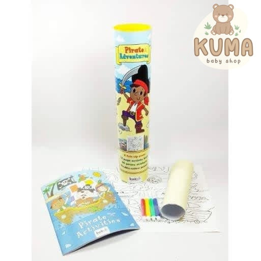 ACTIVITY TUBE: PIRATE ADVENTURES Buku Mewarna Cerita