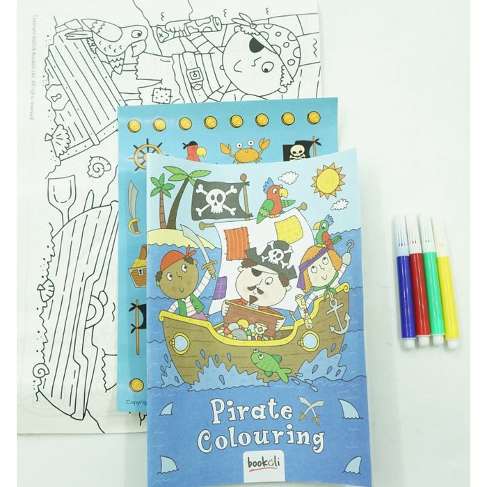 ACTIVITY TUBE: PIRATE ADVENTURES Buku Mewarna Cerita