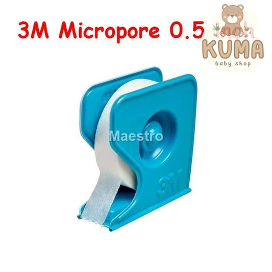 3M Micropore 0,5 inch in 1/2 inchi 0.5 inci Plester Medis