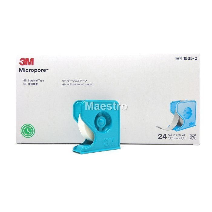 3M Micropore 0,5 inch in 1/2 inchi 0.5 inci Plester Medis