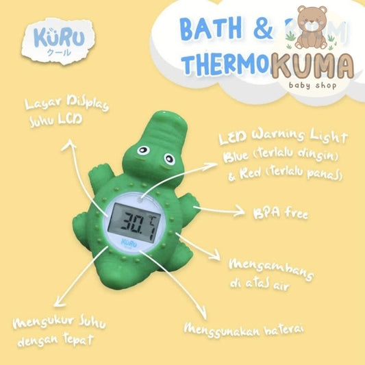 KURU Baby Bath & Room Thermometer | Termometer Mandi Anak