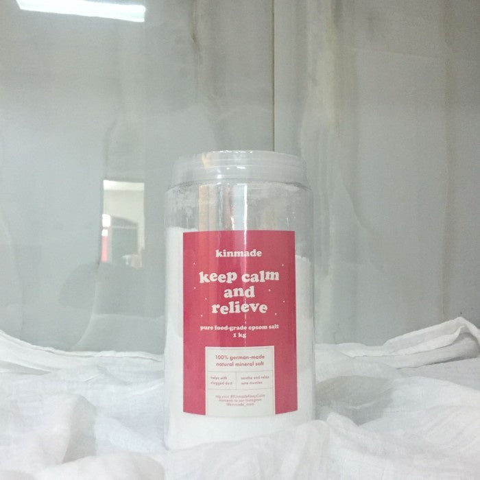 Kinmade Epsom Salt 1kg (Germany) | Garam Epsom Sumbatan Asi