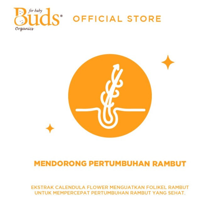 Buds Organics Hair Volume Booster - Penumbuh & Penebal Rambut Bayi