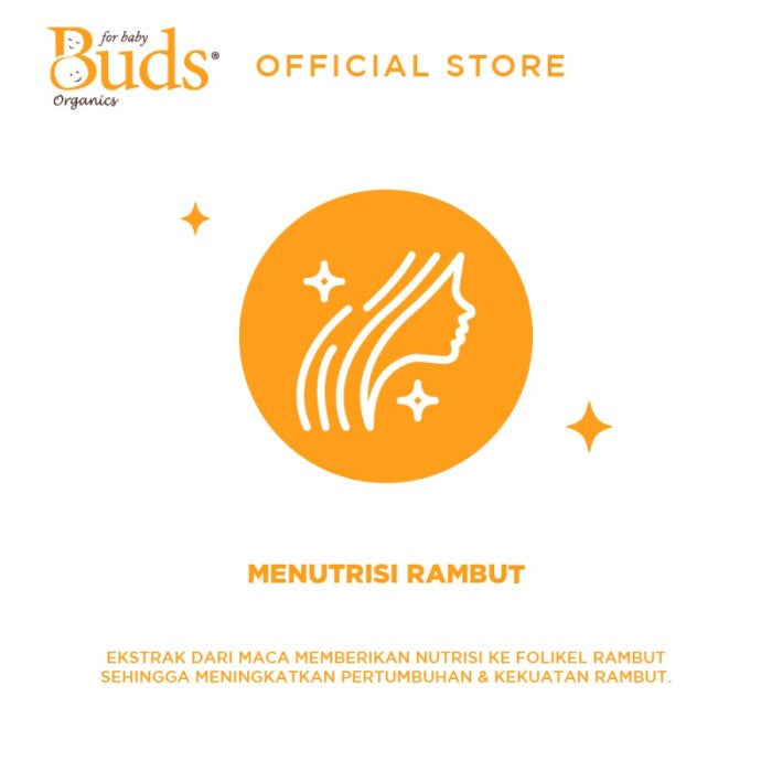 Buds Organics Hair Volume Booster - Penumbuh & Penebal Rambut Bayi