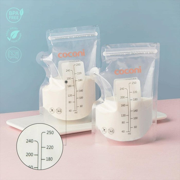 Coconi Premium Breast Milk Storage Bags 250ml 30bags | Kantong Asi