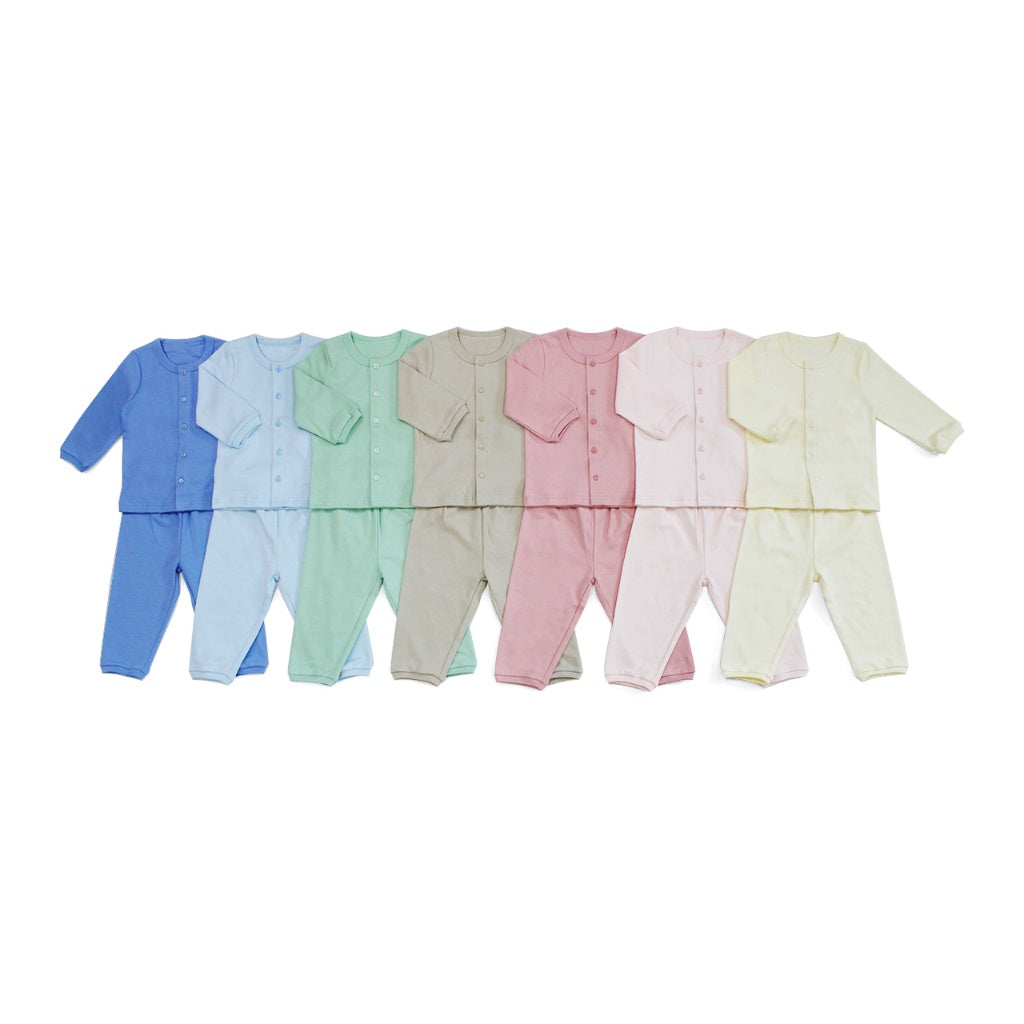 Setelan Panjang Baju Bayi / I Am Cotton Long Basic Set Pastel Series