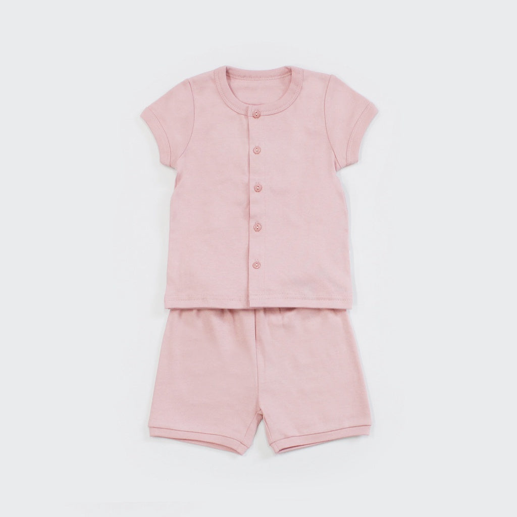 Setelan Pendek Baju Bayi / I Am Cotton Short Basic Set Pastel Series