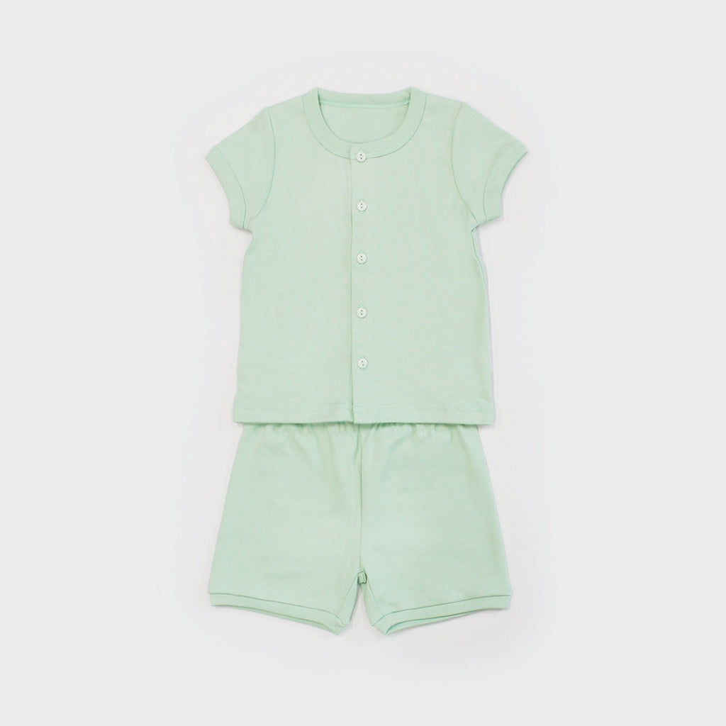 Setelan Pendek Baju Bayi / I Am Cotton Short Basic Set Pastel Series