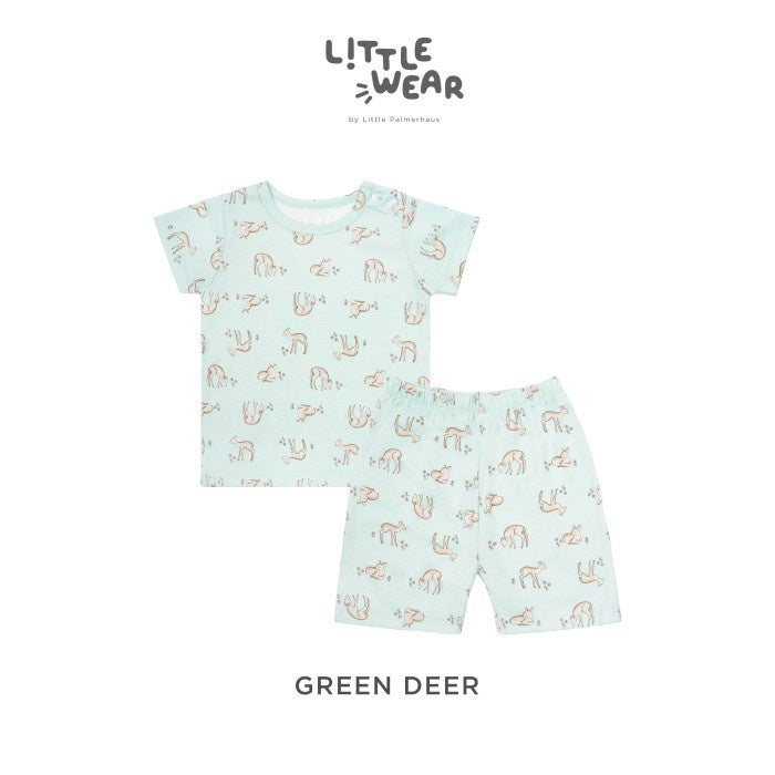 Baju Anak - Little Palmerhaus Little Wear Shoulder Short Set 17.0