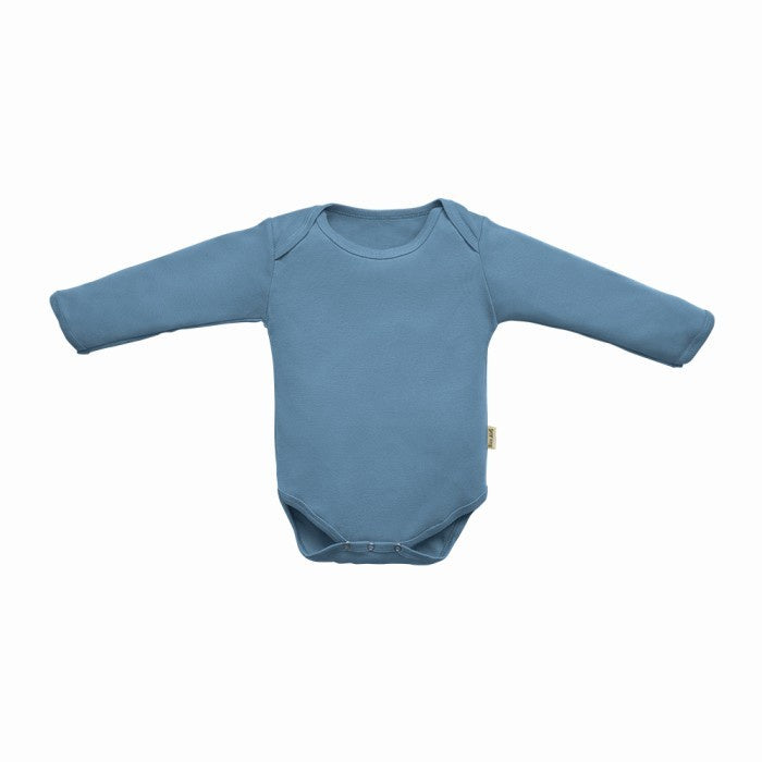 Nice Kids Baby Long Sleeve Bodysuit Baju Bayi Bodysuit Solid Color