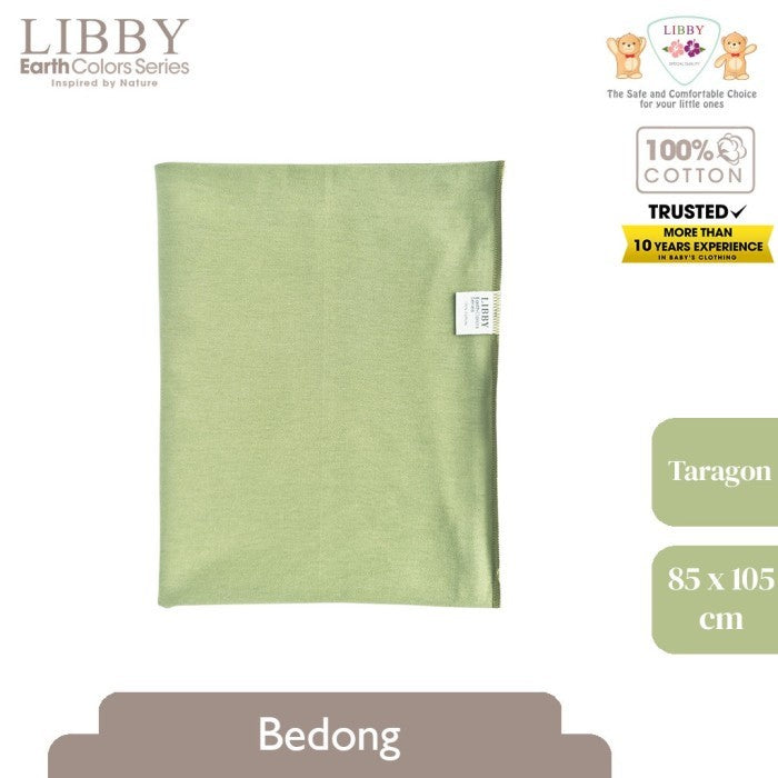 LIBBY 1 pcs Bedong Earth Colour ( 1 pcs/pack) Swaddle Comfy