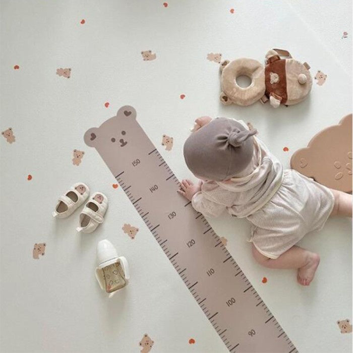 Kuma Pengukur Tinggi Badan Anak Penggaris Tempel Wall Sticker W04