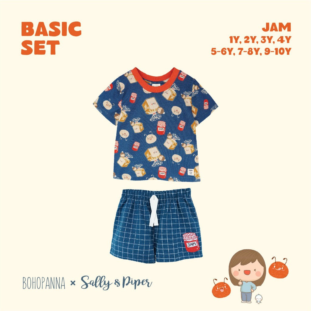 BOHOPANNA - BOHOPANNA X SALLY & PIPER - BASIC SET - Setelan Anak