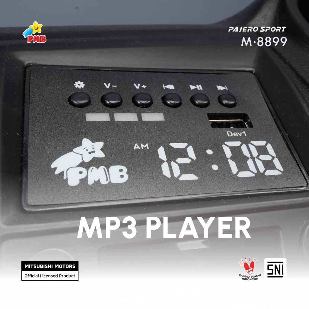 MAINAN ANAK MOBIL AKI MITSUBISHI PAJERO SPORT M8899  - PMB TOYS