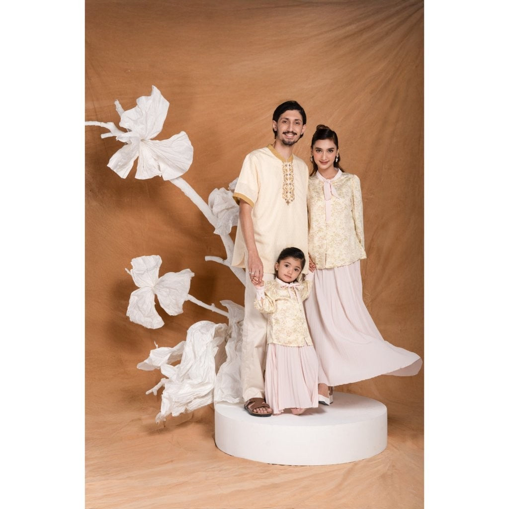BOHOPANNA - RAYA COLLECTION 2025 - THANIA KIDS DRESS - Setelan Bayi Perempuan - Baju Muslim - Baju Raya