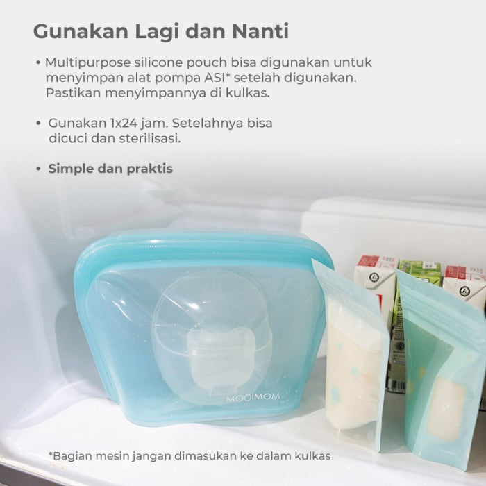 Pouch Silicone Serbaguna -  MOOIMOM Multipurpose Silicone Pouch