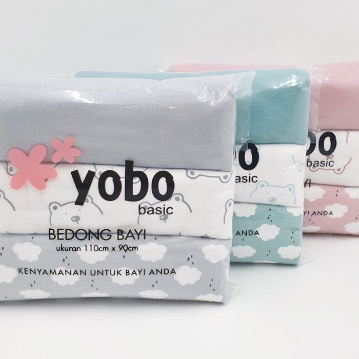 MIXED PACK YOBO Baby Swaddle Wraps Set of 3 | BEDONG BAYI x 3pcs NEW