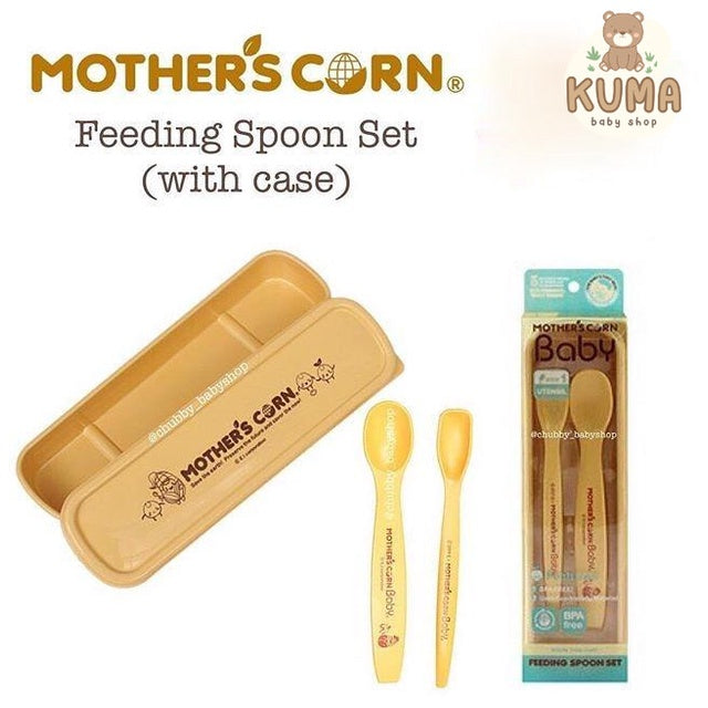 Mother's Corn - Feeding Spoon Set (With Case) Sendok Makan Anak